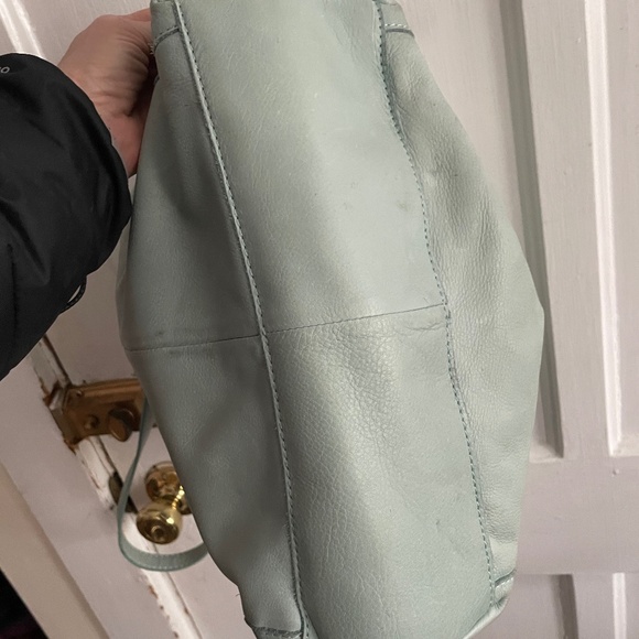 American Leather Co. Misty Pale Green Shoulder Bag - Picture 12 of 12